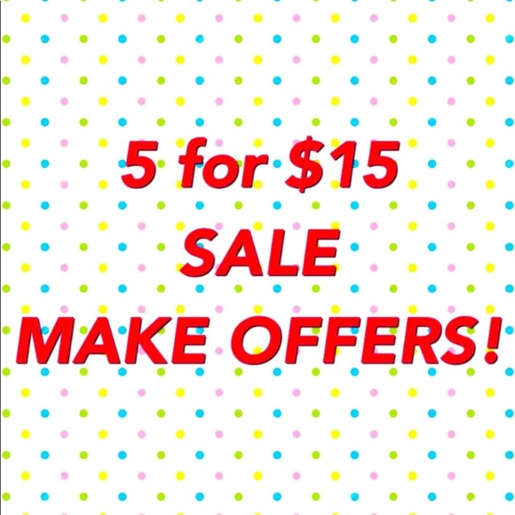 ๐5/$15 Bundle 5 items with the double pink ๐ - Picture 2 of 2